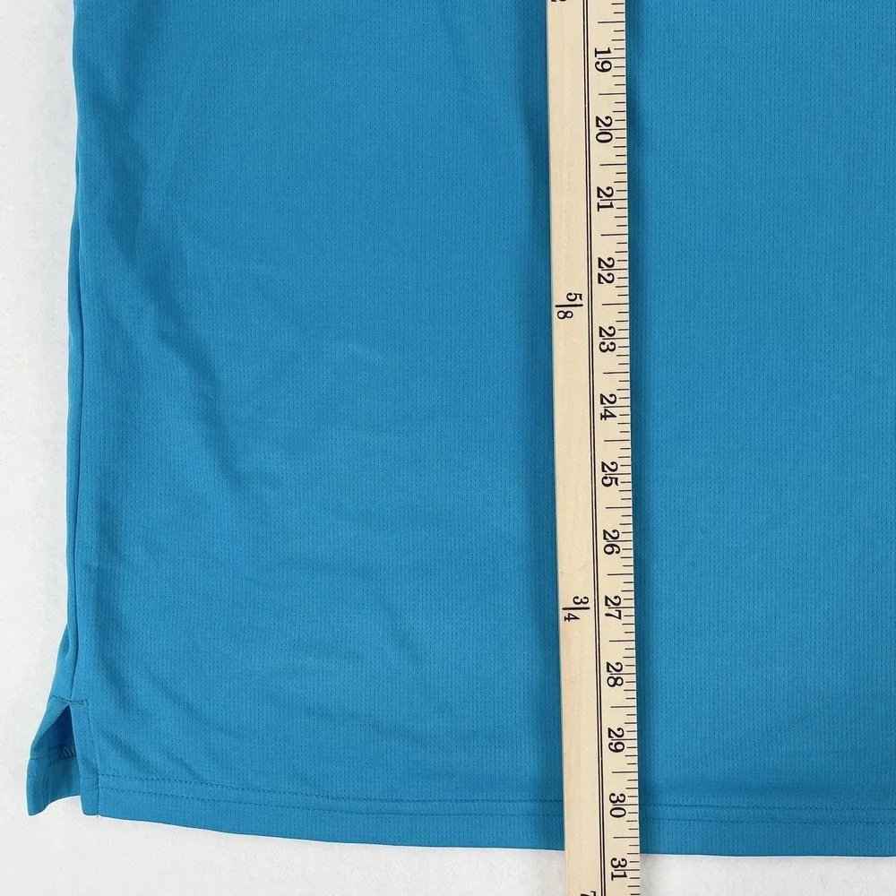 Adidas Climacool Polo Shirt Mens XL Blue Colonial Country Club Golf Logo